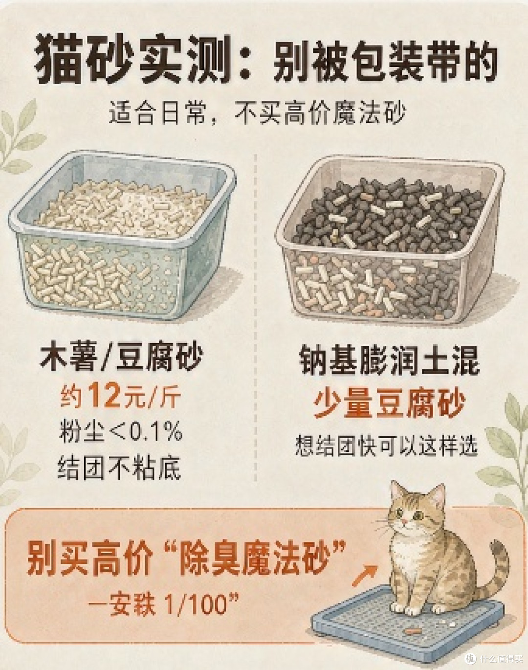 毛孩子生活说明书:猫砂生活用品实测与平替。