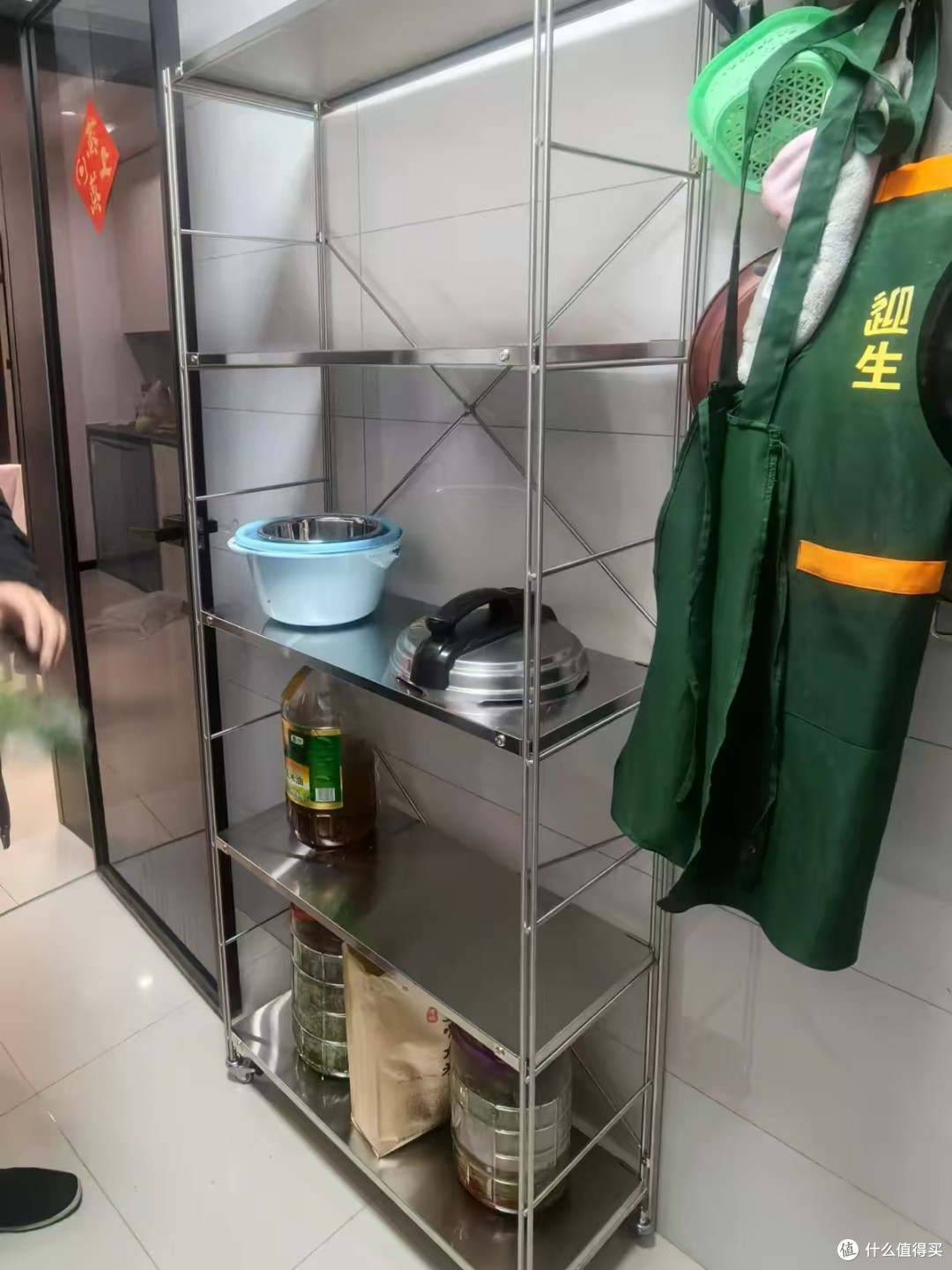 小户型厨房救命✨日式不锈钢置物架太会收纳了