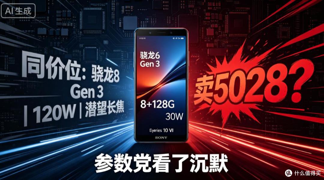 骁龙6 Gen 3敢卖5000?索尼这操作,把国产品牌整不会了