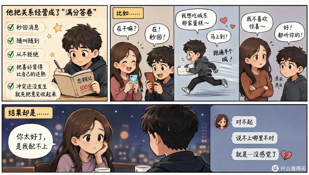 讨好型人格：亲密关系中为什么越用力讨好，对方越想逃