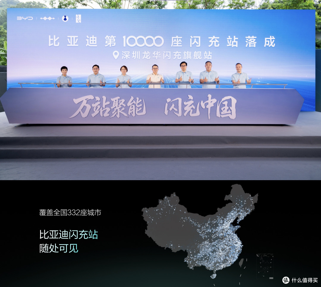 持续完善闪充网络布局,比亚迪第1万座闪充站正式落成