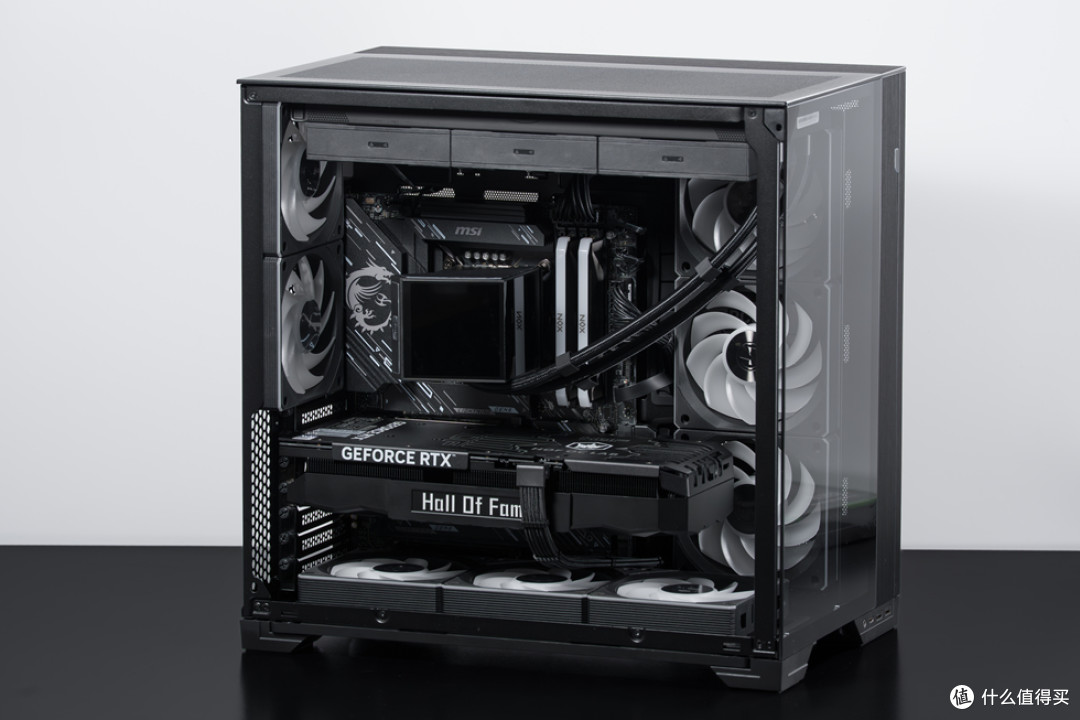 Lianli O11VISION_MSI Z890 GAMING PLUS_影驰 RTX5070TiHOFOCLAB