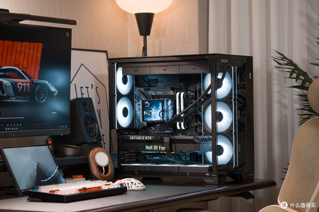 Lianli O11VISION_MSI Z890 GAMING PLUS_影驰 RTX5070TiHOFOCLAB
