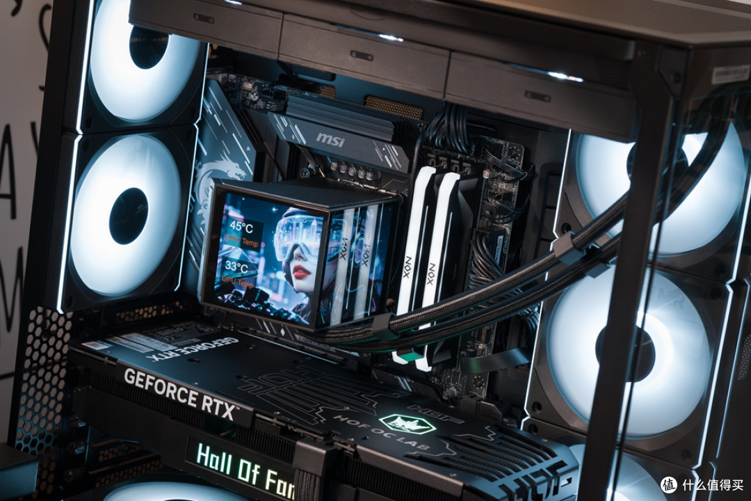Lianli O11VISION_MSI Z890 GAMING PLUS_影驰 RTX5070TiHOFOCLAB