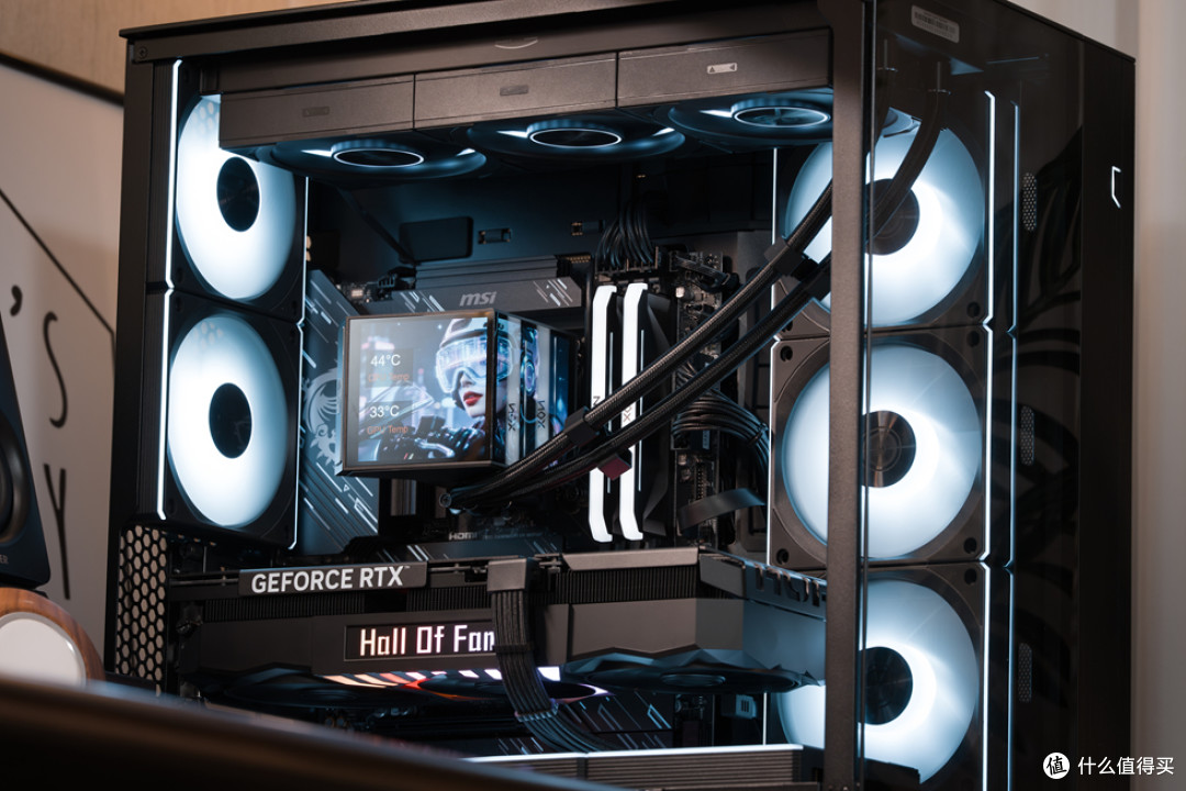 Lianli O11VISION_MSI Z890 GAMING PLUS_影驰 RTX5070TiHOFOCLAB