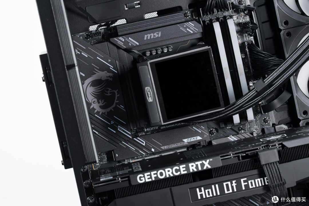 Lianli O11VISION_MSI Z890 GAMING PLUS_影驰 RTX5070TiHOFOCLAB