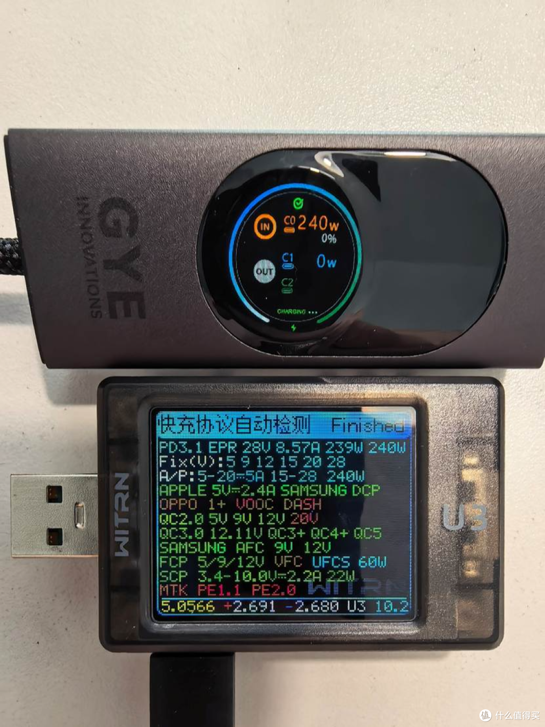 GYE 积宜 140W 一拖二数显协转线测试报告