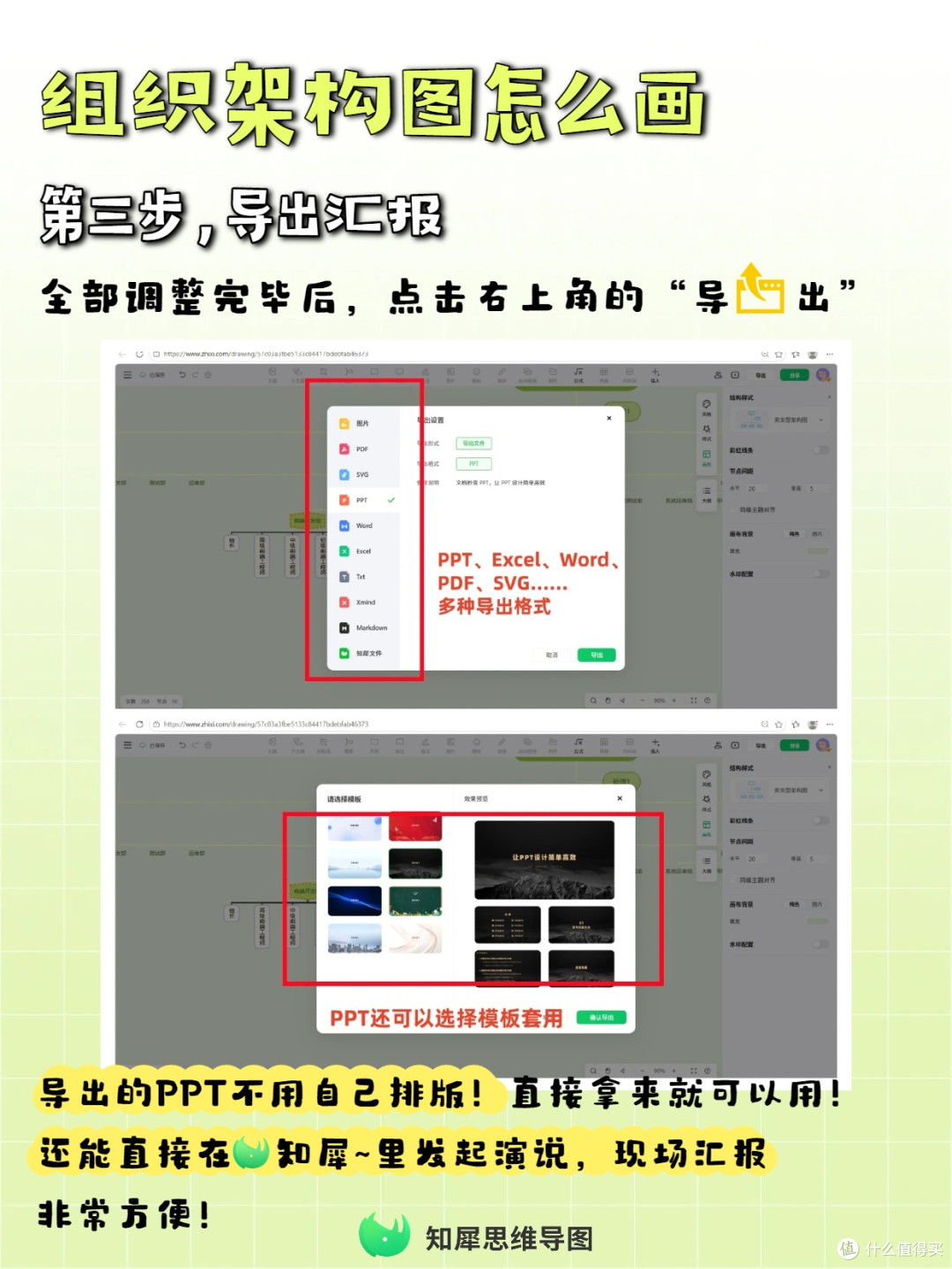 组织结构绘制教程，思维导图实操方法