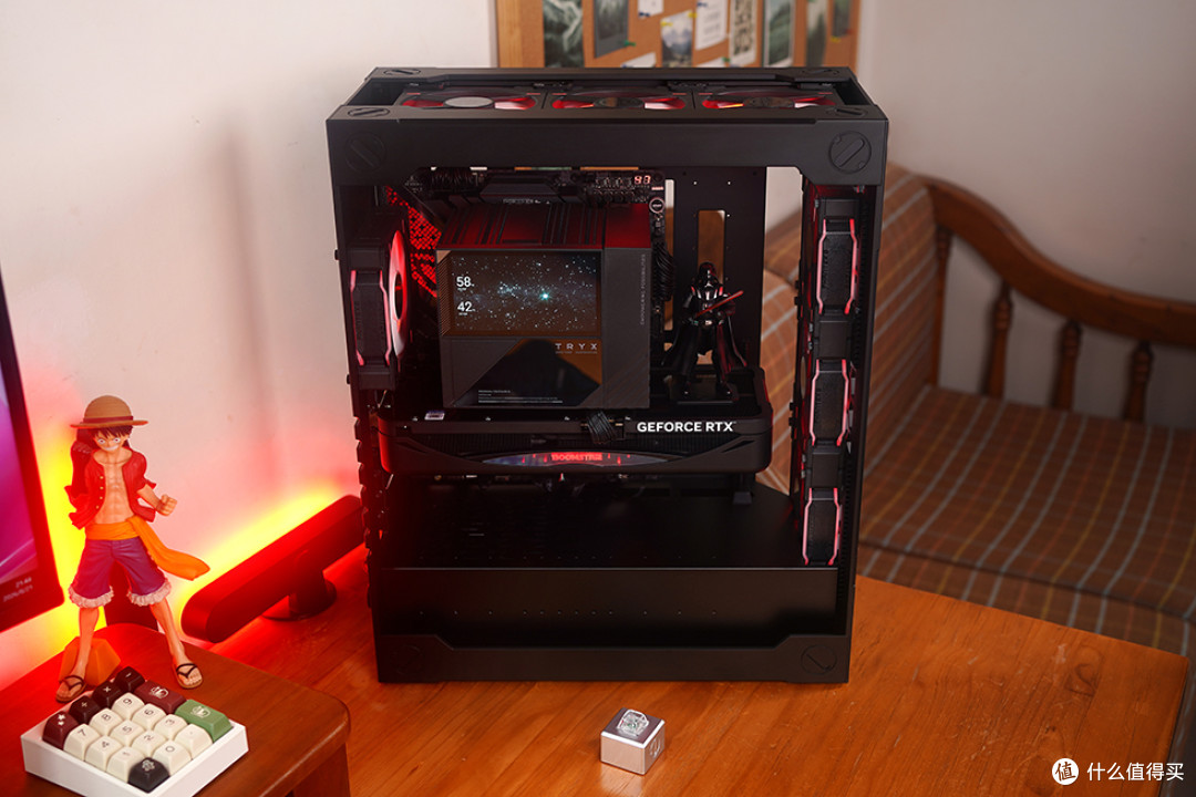 黑红铝坨坨,ROG STRIX X870E-E NEO + Setup Medium 装机展示