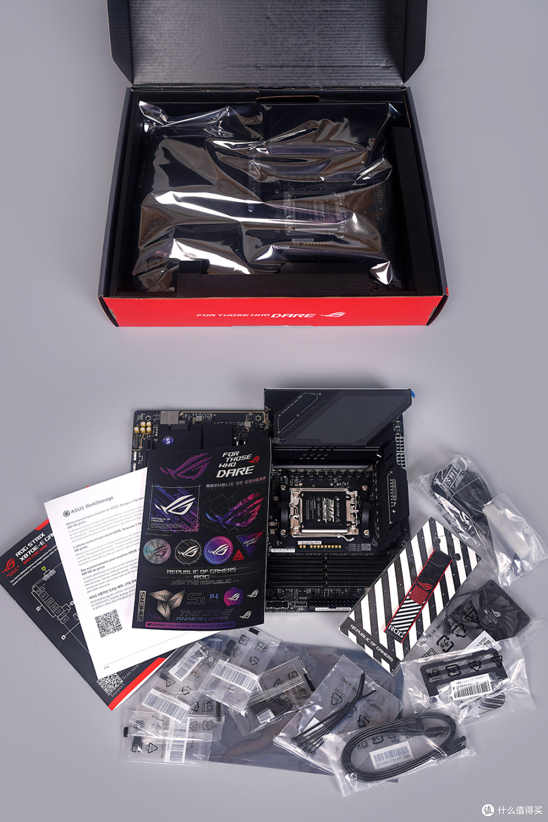 黑红铝坨坨,ROG STRIX X870E-E NEO + Setup Medium 装机展示
