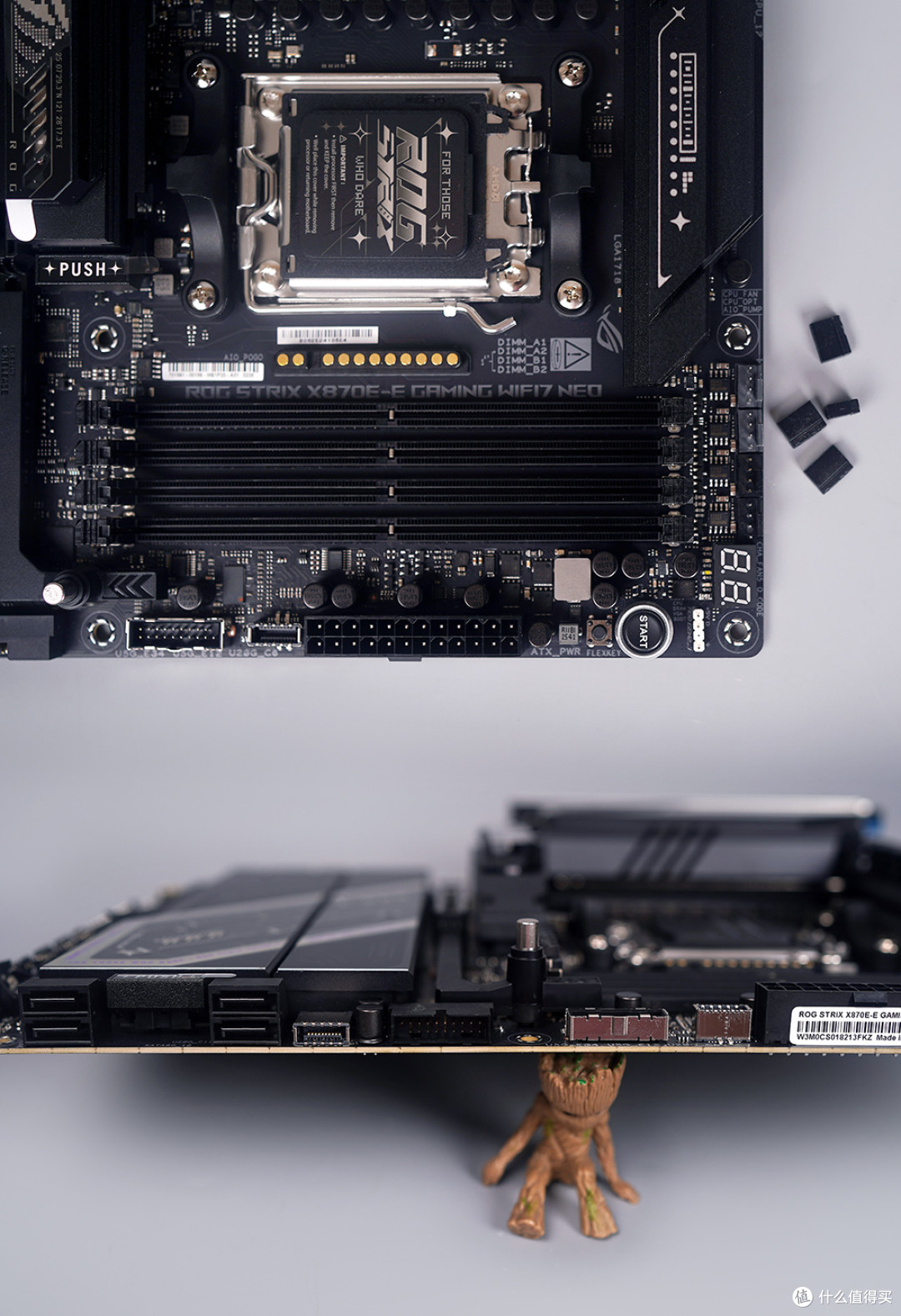 黑红铝坨坨,ROG STRIX X870E-E NEO + Setup Medium 装机展示