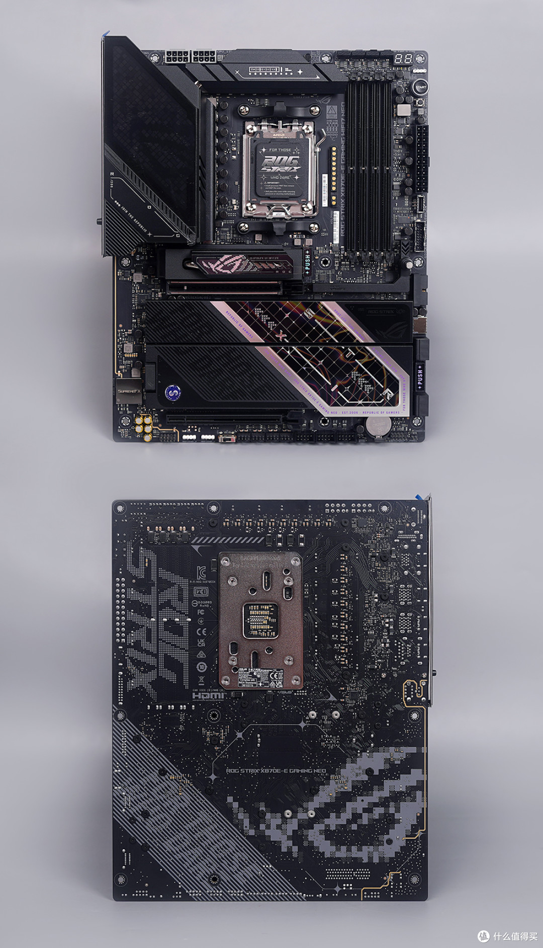 黑红铝坨坨,ROG STRIX X870E-E NEO + Setup Medium 装机展示