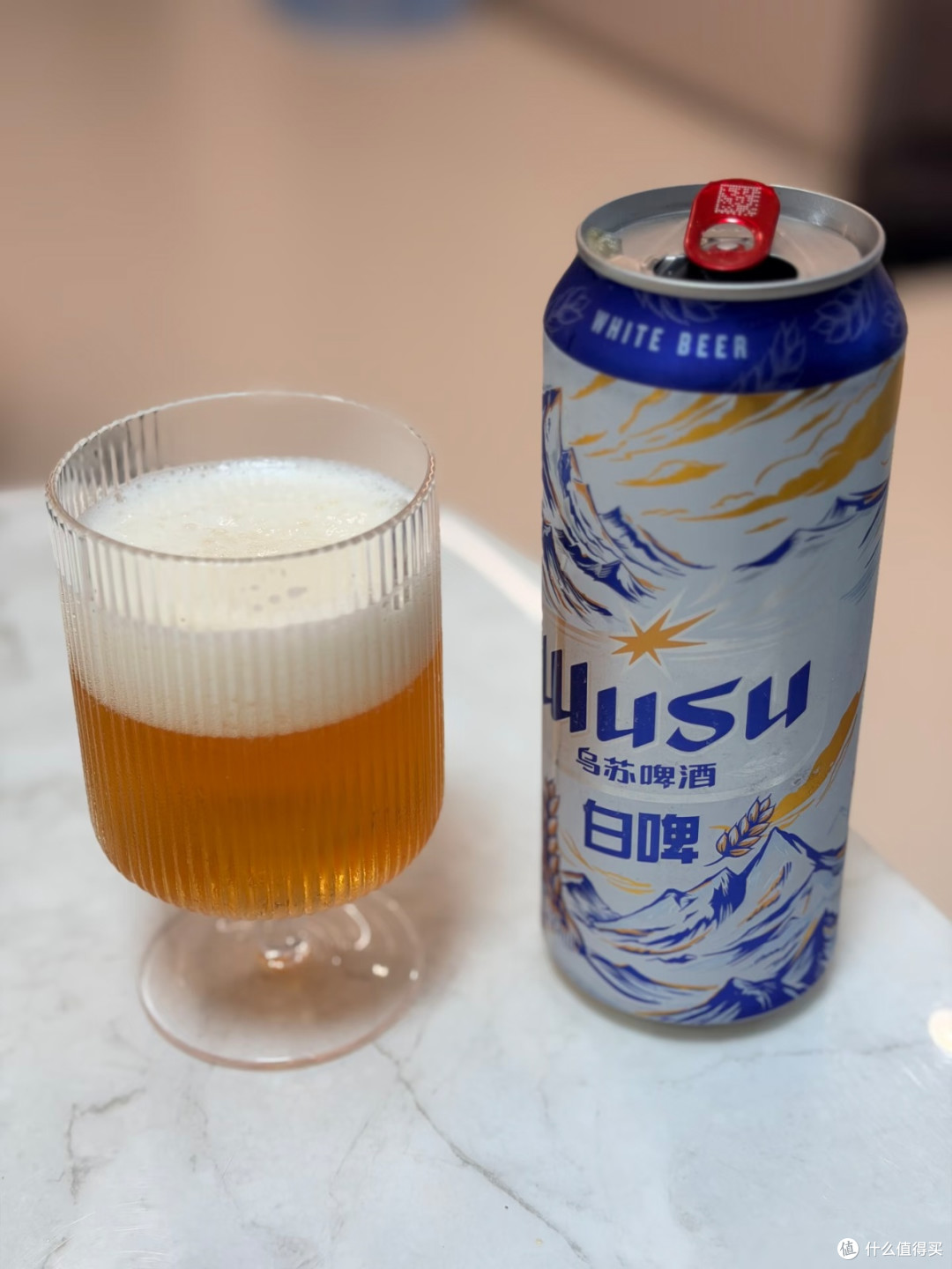 乌苏白啤🍻不止大绿棒!下班解压的柔和小麦白啤