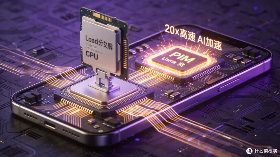 AI推理分流到内存PIM单元，手机多块AI加速区