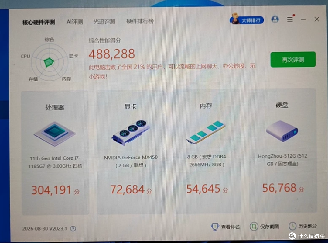 920元白牌i7本TU45B:i7是2020年的还香吗