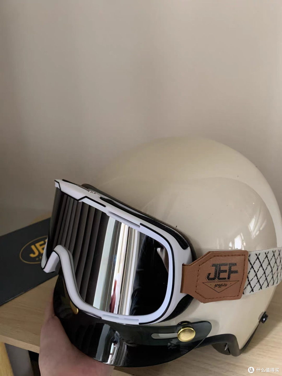 夏季骑行刚需✅JEF复古四分之三盔颜值质感双在线