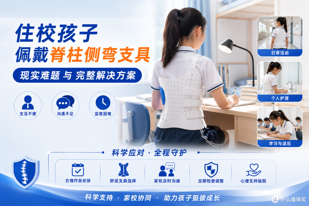 住校孩子佩戴脊柱侧弯支具，现实难题与完整解决方案