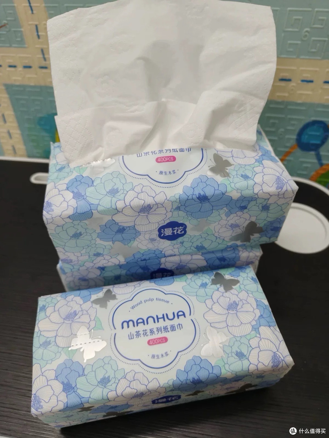 漫花山茶花抽纸,颜值出圈,实力也没有摆烂