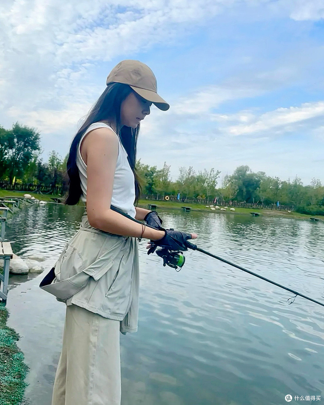 穿过才敢说|别乱买遮阳帽!湖边暴晒8小时实测这顶卡其棒球帽~