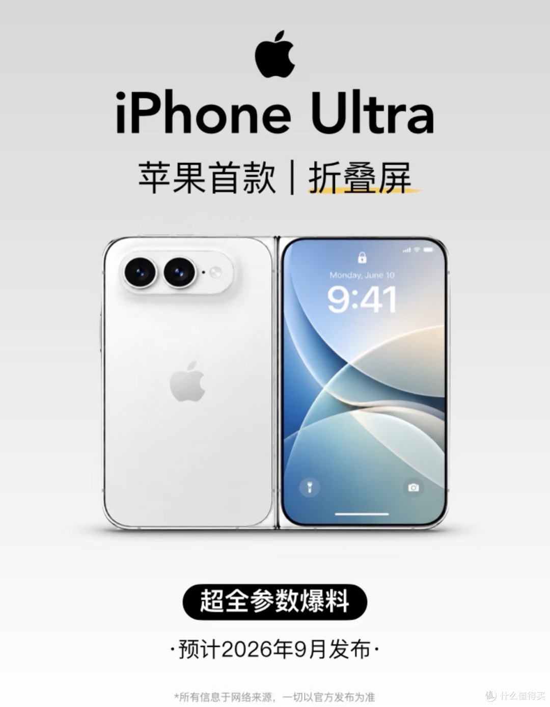 苹果第一台折叠屏iPhone Ultra全曝光了!