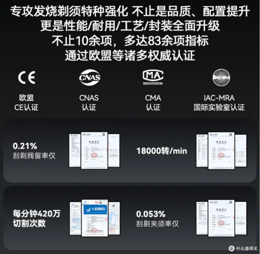 18000转+进口五刀头,这配置才199?FESX剃须刀200元内超硬核配置