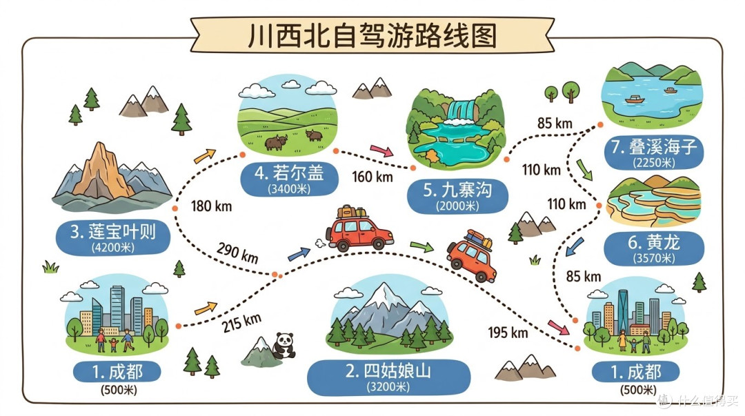 本次行程路线图