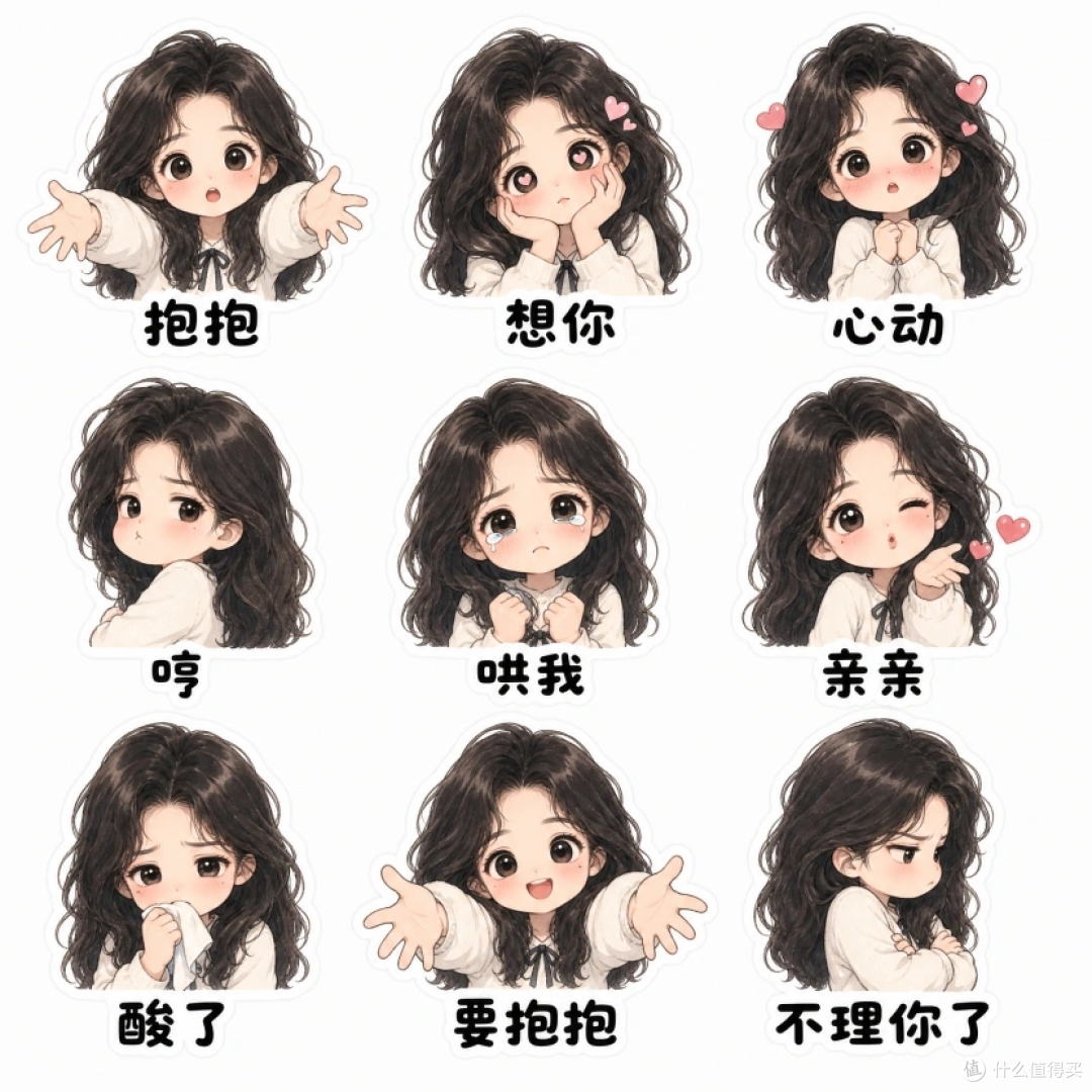快来给你的闺蜜/对象做一套专属表情包!