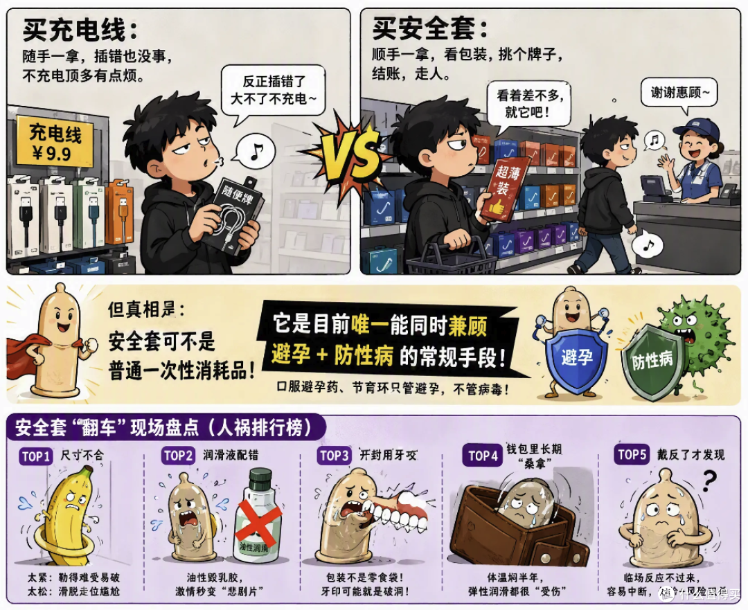 套套使用中途破裂？！关于安全套你必须要知道的五件事！