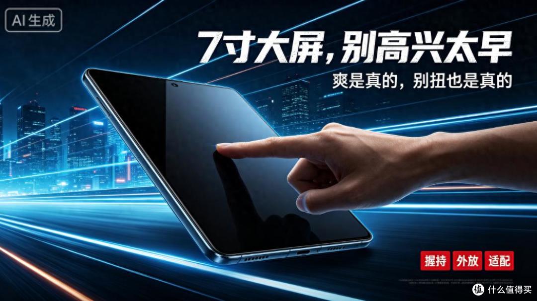 折叠屏用户集体破防？7寸直屏才卖2999，但劝你先别急着开心