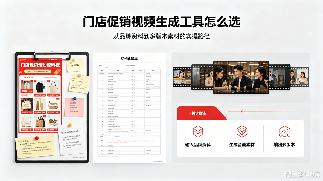 门店促销视频生成工具怎么选：从品牌资料到多版本素材的实操路径