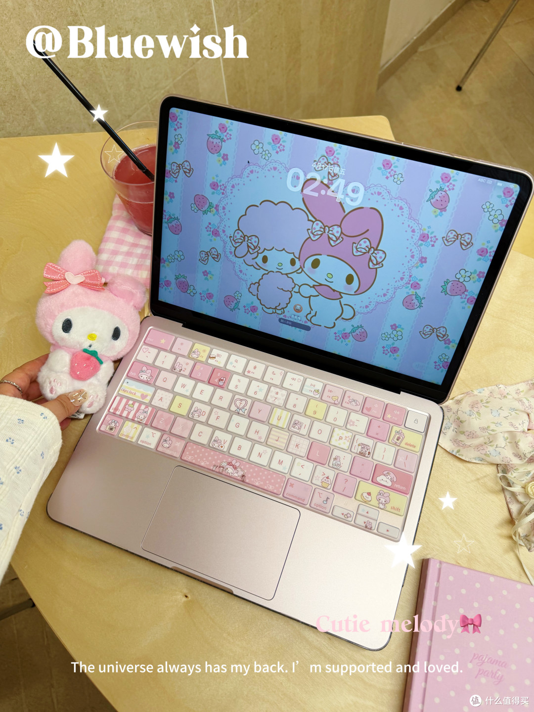 Bluewish美乐蒂键盘膜:MacBook防污防水+萌系颜值,值得入吗?