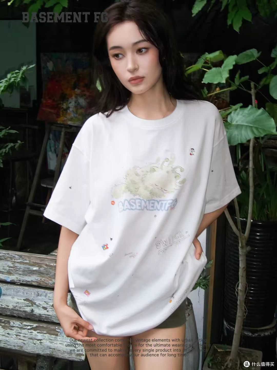 BF 这件白 T 直接焊在身上🤍