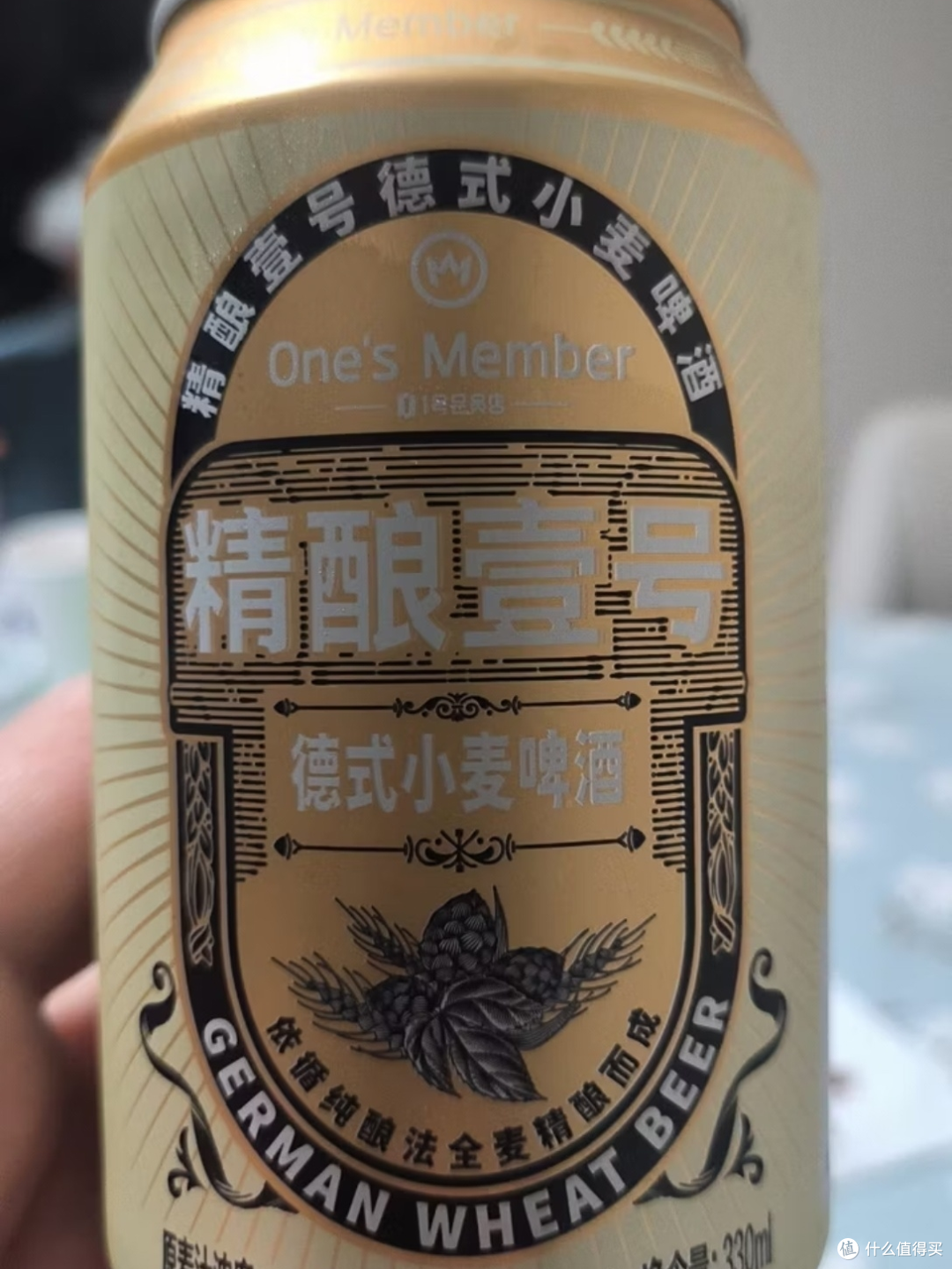 精酿壹号德式小麦白啤实测!醇厚麦香自带清爽口感
