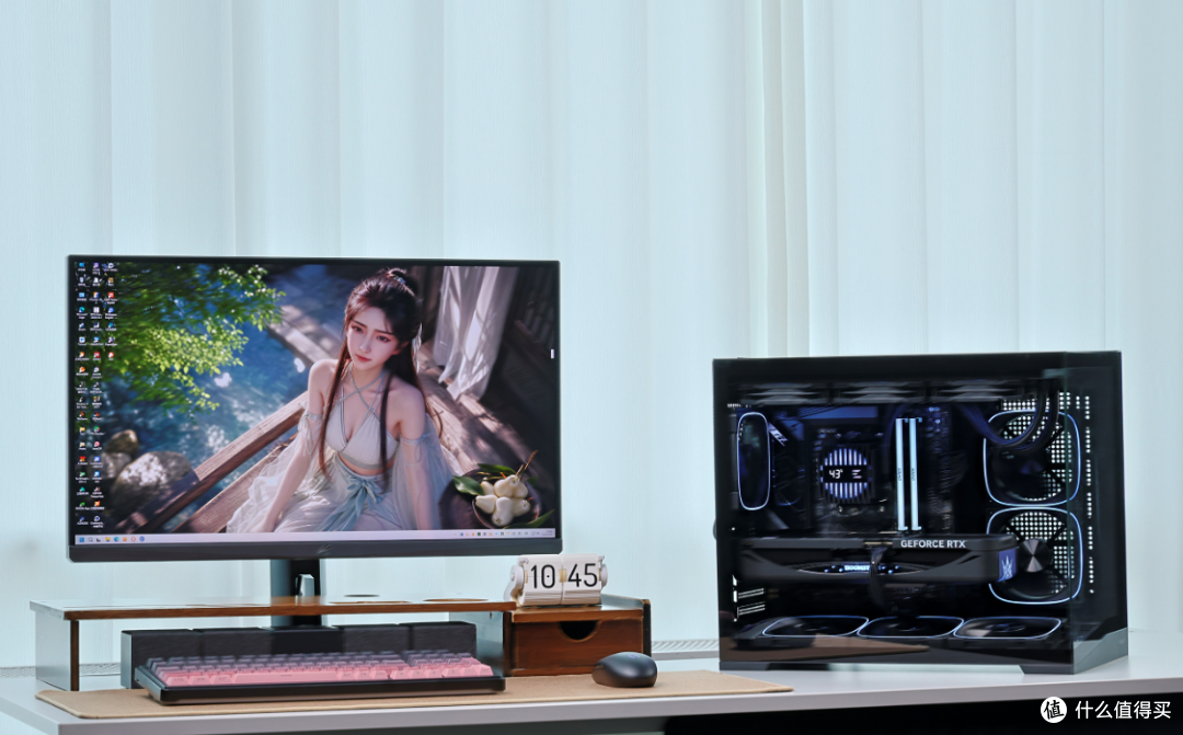 9850X3D+5080星曜+48G内存，预算2.4W+搞定黑色高性能海景房主机