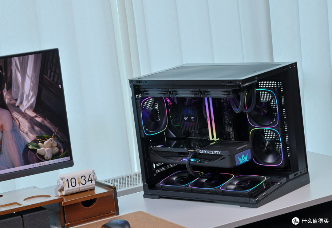 9850X3D+5080星曜+48G内存，预算2.4W+搞定黑色高性能海景房主机
