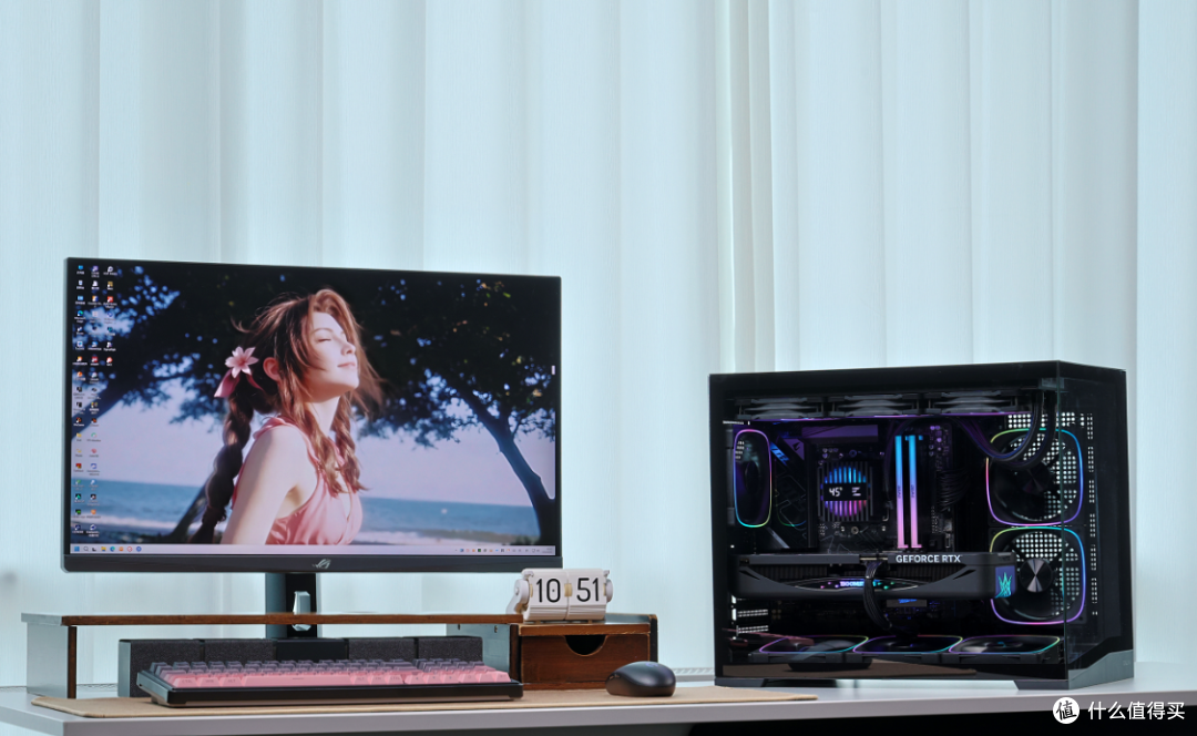 9850X3D+5080星曜+48G内存，预算2.4W+搞定黑色高性能海景房主机