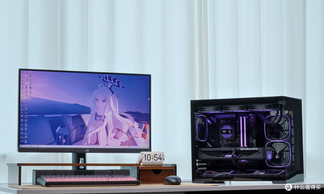9850X3D+5080星曜+48G内存，预算2.4W+搞定黑色高性能海景房主机