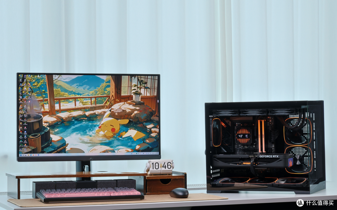 9850X3D+5080星曜+48G内存，预算2.4W+搞定黑色高性能海景房主机