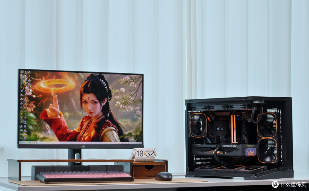 9850X3D+5080星曜+48G内存，预算2.4W+搞定黑色高性能海景房主机