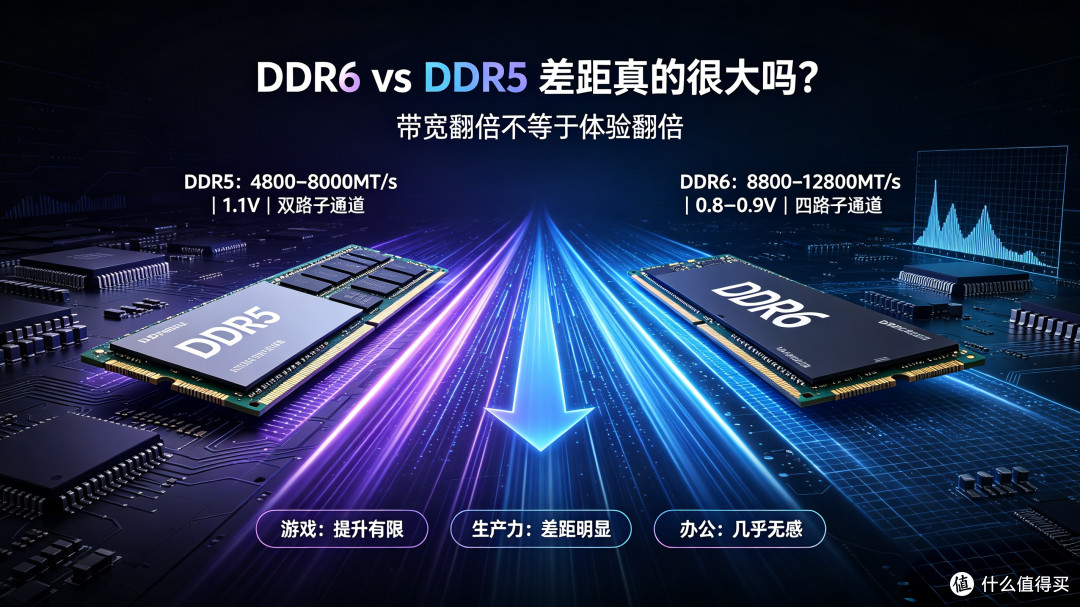DDR6带宽翻倍但游戏提升有限