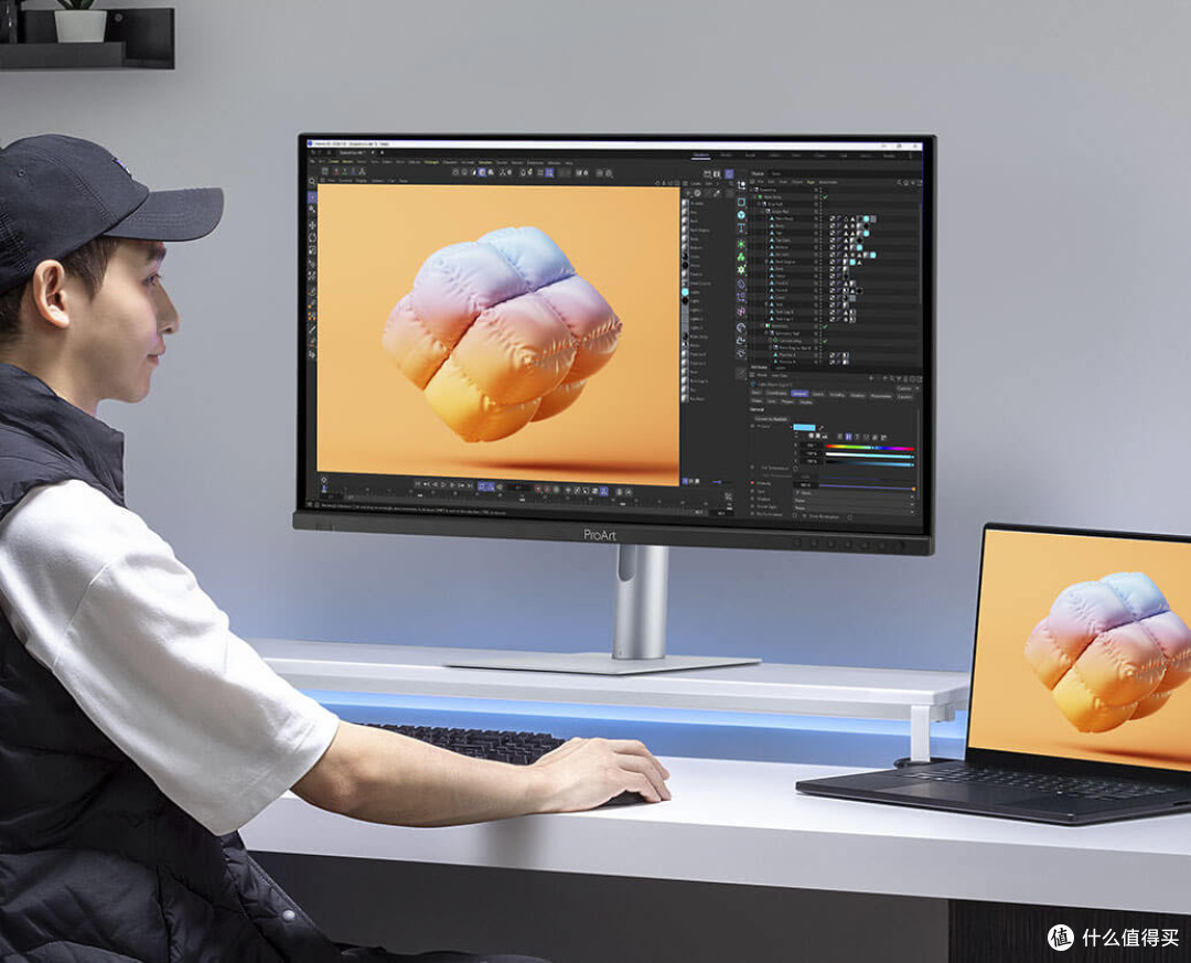 华硕ProArt创梦27 OLED:4K QD-OLED与专业表现,支持精细化创作