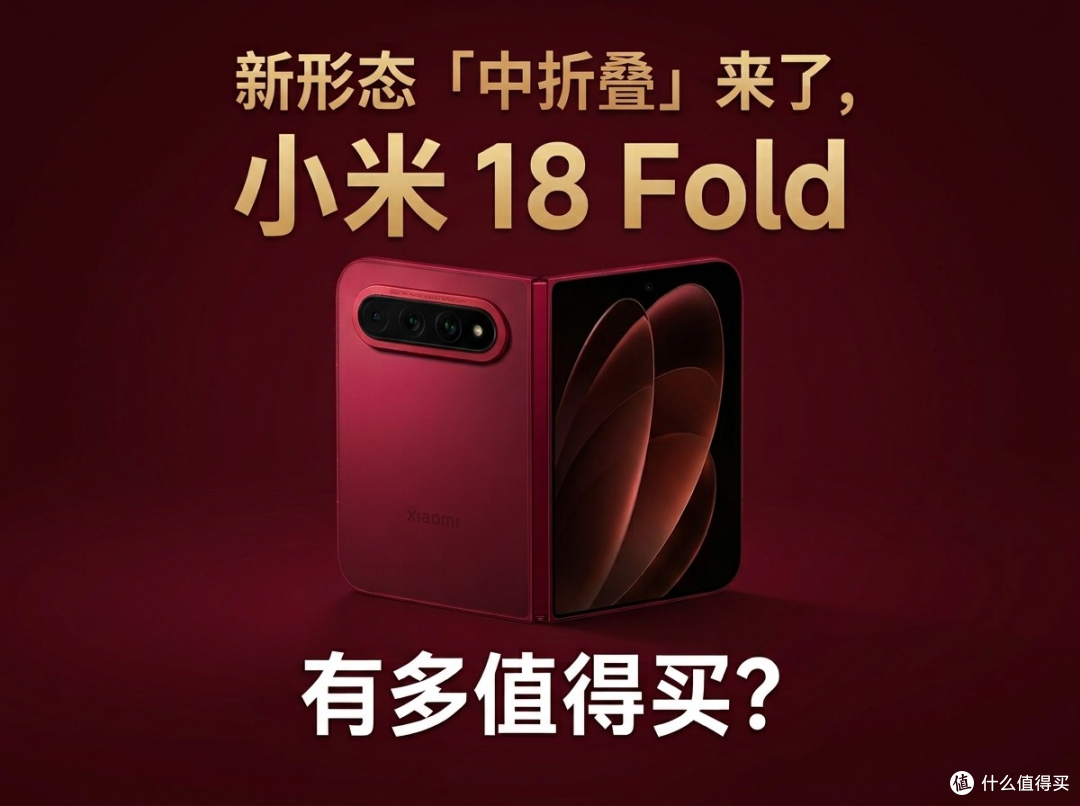 小米 18 Fold 真机，3.5 倍潜望长焦跑道排开（图源：ZOL）