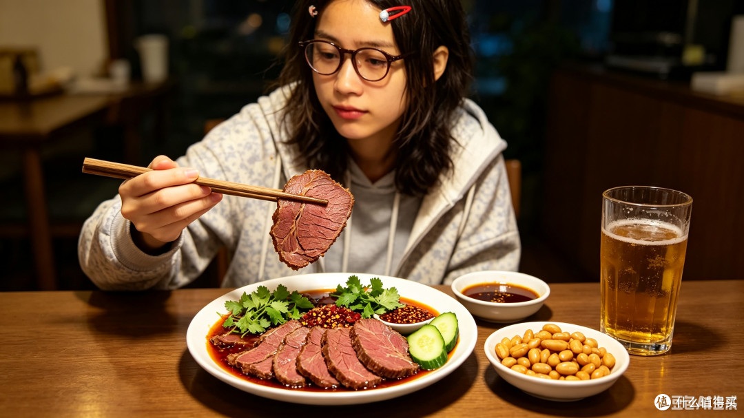 下班后的仪式感，藏在这一盘卤牛肉与花生米里