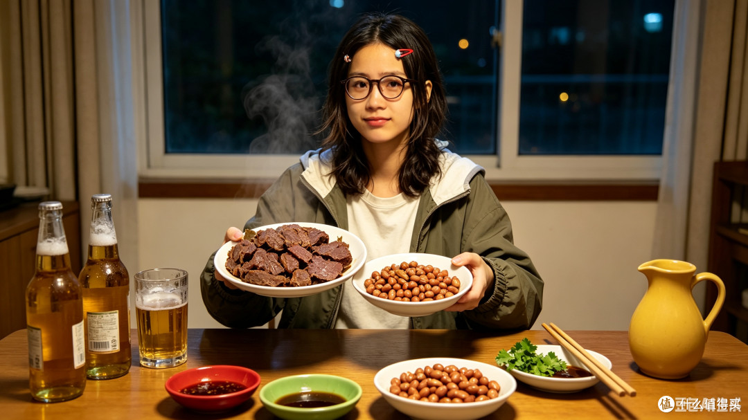 下班后的仪式感，藏在这一盘卤牛肉与花生米里
