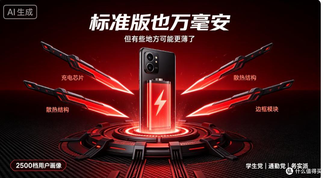 K100标准版塞1万毫安？卢伟冰刀法精辟，2500档别急着冲