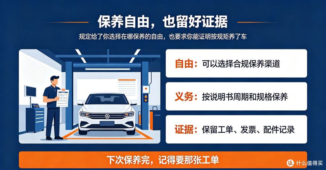 不在4S店保养就脱保？我把规定原文翻出来了
