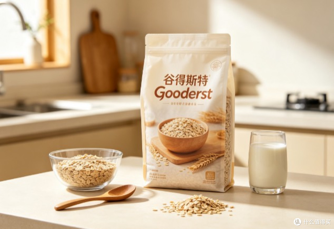 早餐刚需谷物!谷得斯特进口燕麦,控糖党友好的原味燕麦