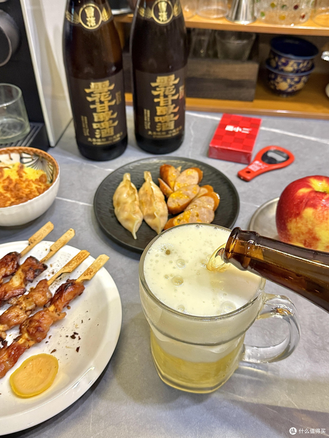 下班后通过小酌缓解疲惫