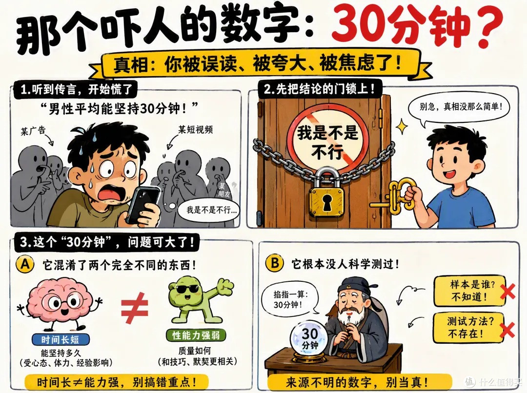男性人均性生活时长30分钟?千万别被忽悠了!你的表现可能完全正常