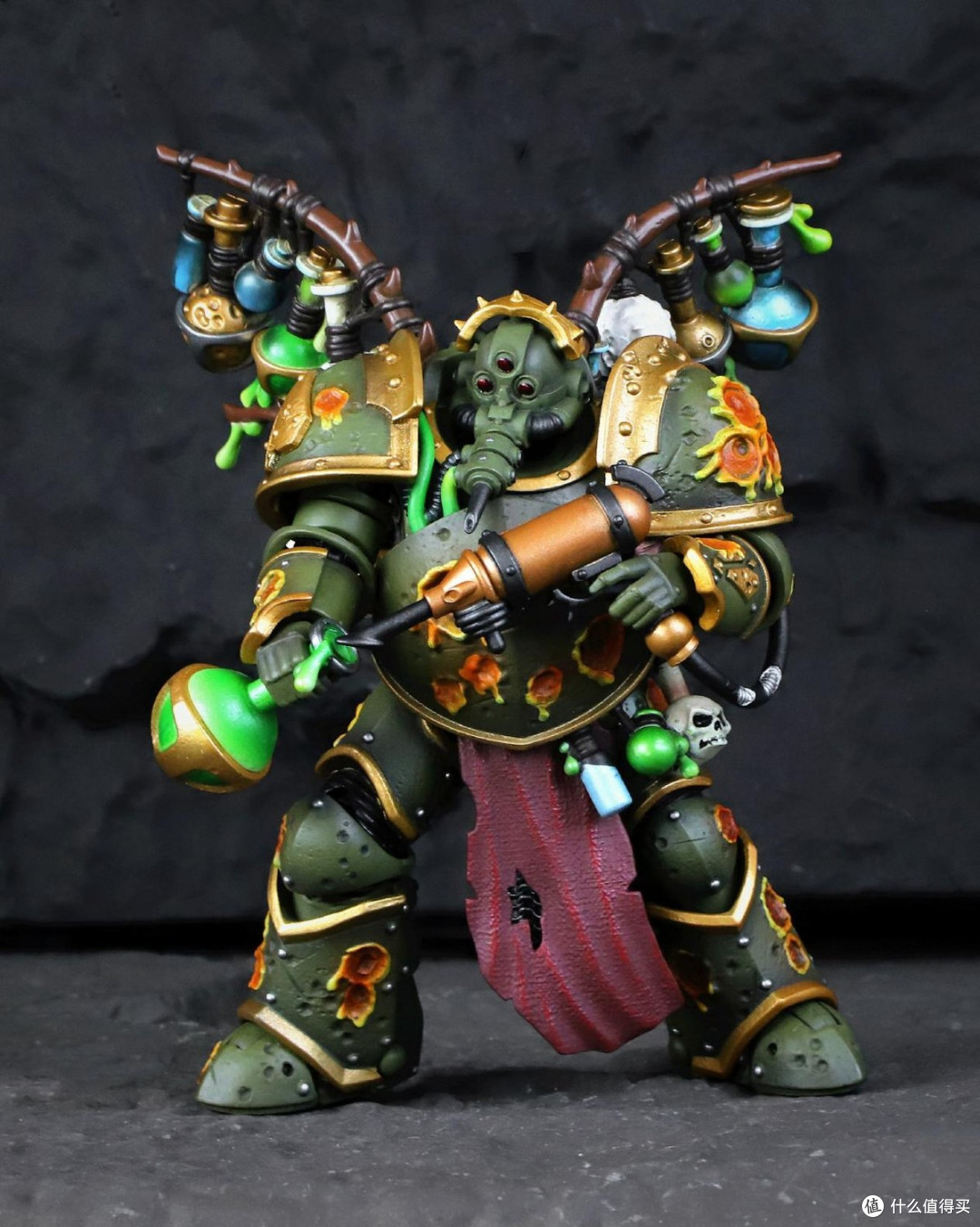 晒图与主观简聊JOYTOY暗源战锤40K死亡守卫病毒精炼者成品模型